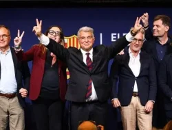 Joan Laporta Terpilih Lagi Jadi Presiden Barcelona Hingga 2031